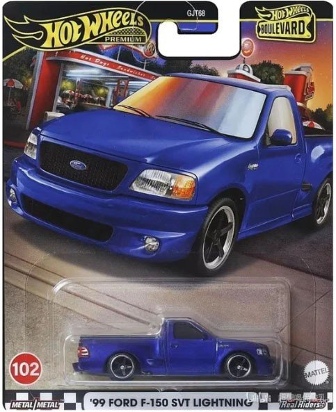 Hot Wheels Premium Ford F-150 SVT Lightning 99 PREZENT, UNIKAT
