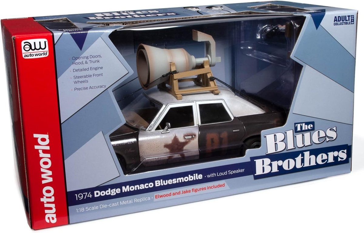 Blues Brothers 1974 Dodge Monaco PREZENT, UNIKAT