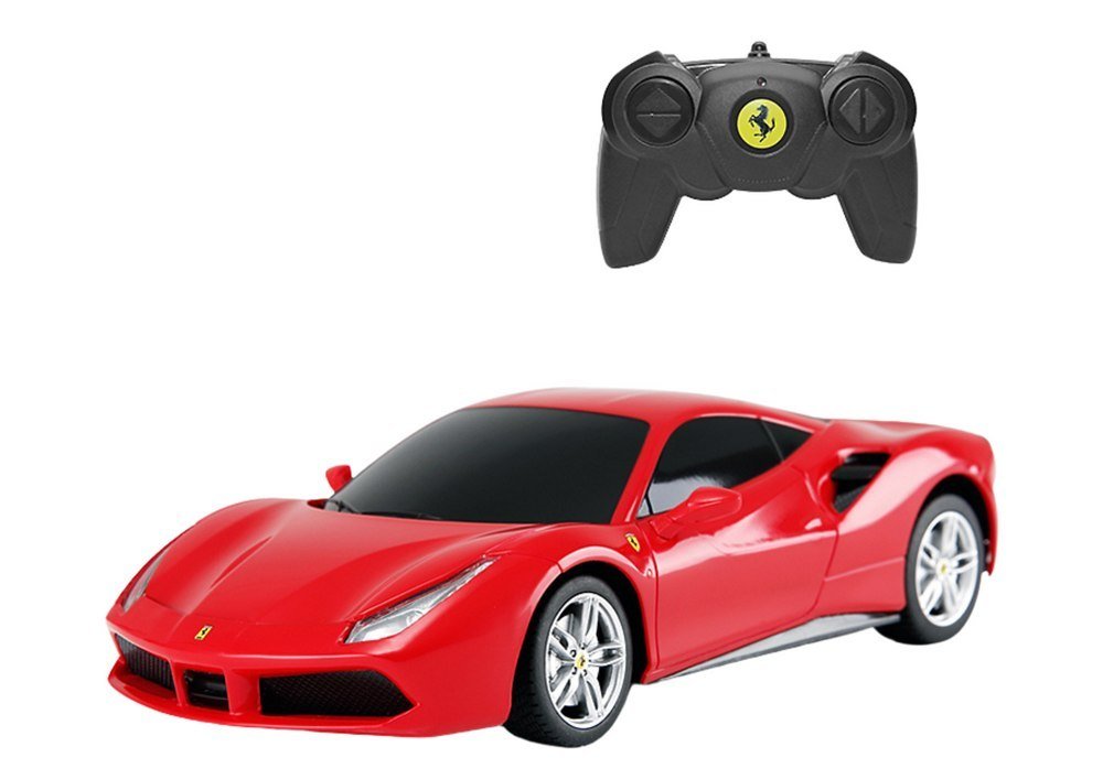 Auto Rc Rastar 1:24 Ferrari 488 Gtb Czerwone