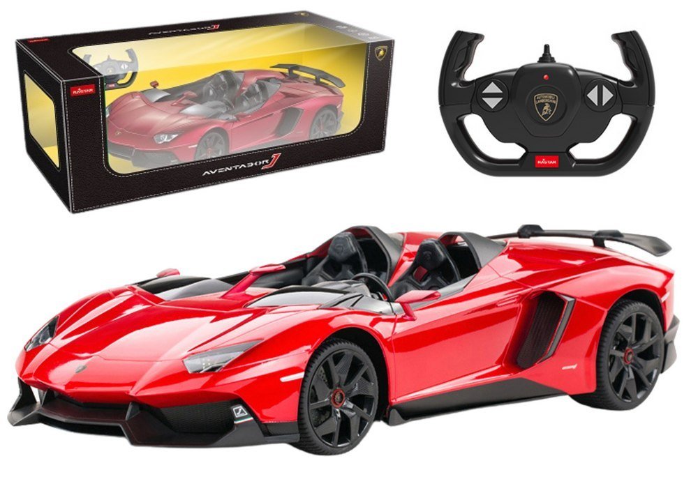 Auto Rc Rastar 1:12 Lamborghini Aventador Czerwone Cabrio