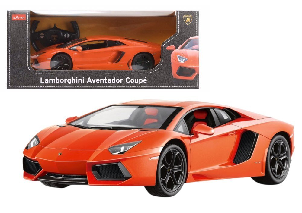 Auto Rc 1:14 Rastar Lamborghini Aventador Lp700 Pomarańczowe