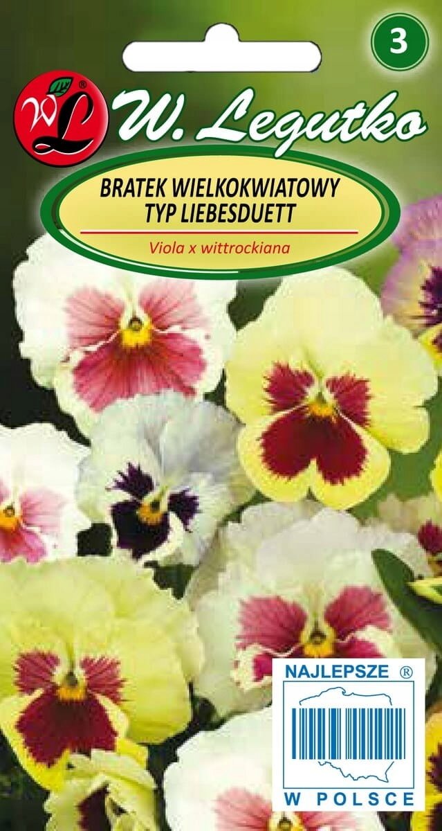 Nasiona Bratek Typ Liebesduett mieszanka 0.40g - W.Legutko