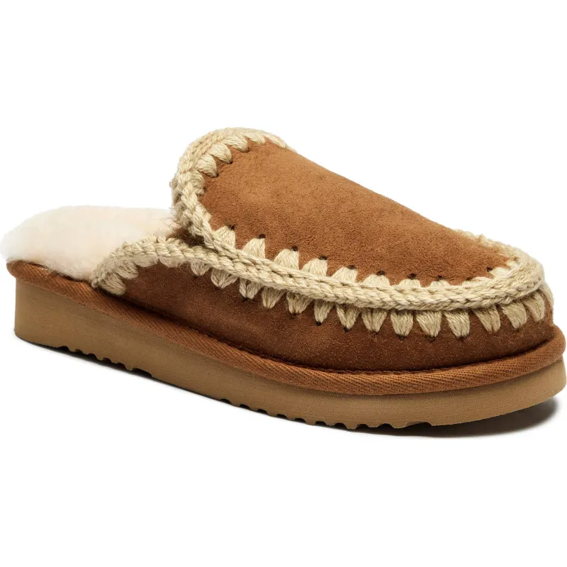 MOU Obuwie domowe ESKIMO | z dodatkiem wełny | zamsz