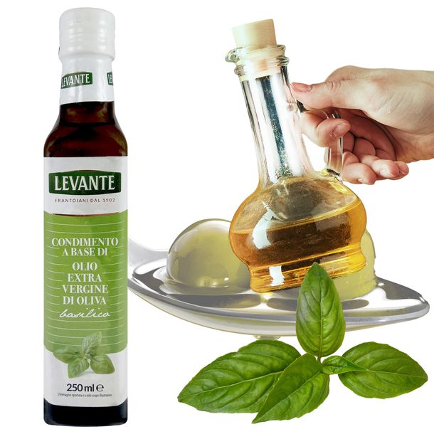 Oliwa extra vergine z bazylią 250ml - Levante