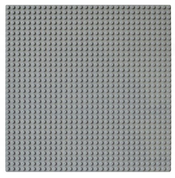 Płyta Konstrukcyjna Bazowa Do Klocków Podstawka Do Budowania Szara