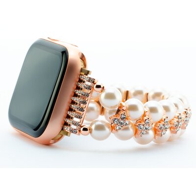 Pasek LUNA A00295 do Apple Watch 3/4/5/6/7/8/9/SE (38/40/41mm) Złoty