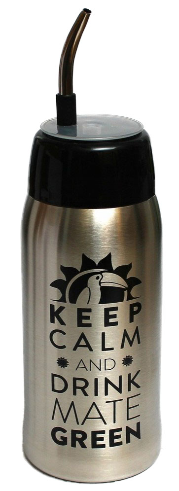 Termos Oranżada Matermo Yerbomos Drive 580 ml black z logo