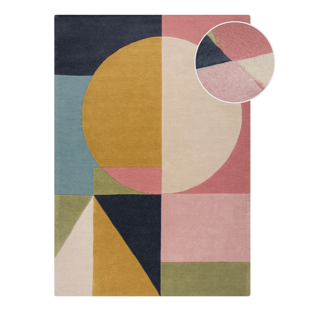 Wełniany dywan tkany ręcznie 120x170 cm Esre Bright – Flair Rugs