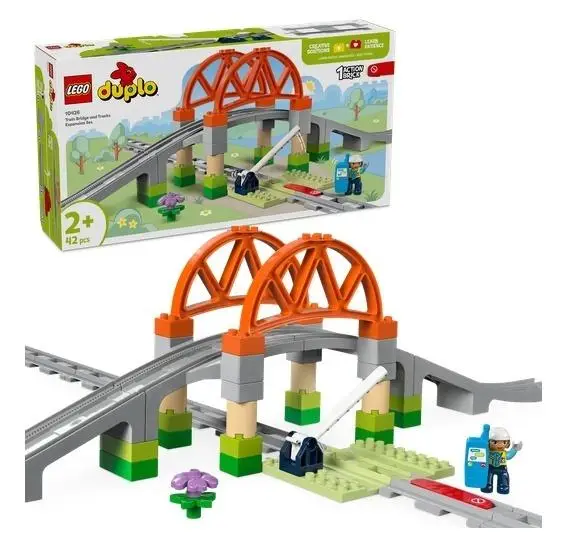 LEGO DUPLO 10426 Most i tory kolejowe