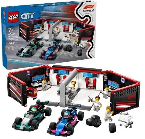 LEGO CITY 60444 Garaż i bolidy Mercedes-AMG i Alp LEGO