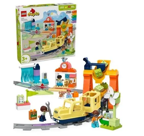 LEGO DUPLO 10428 Duży interaktywny pociąg miejski