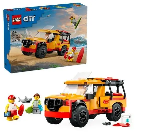 LEGO CITY 60453 Furgonetka ratowników plażowych