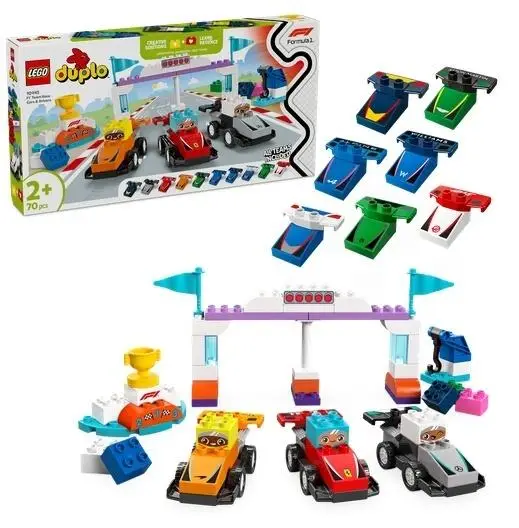 LEGO DUPLO 10445 Bolidy i kierowcy F1