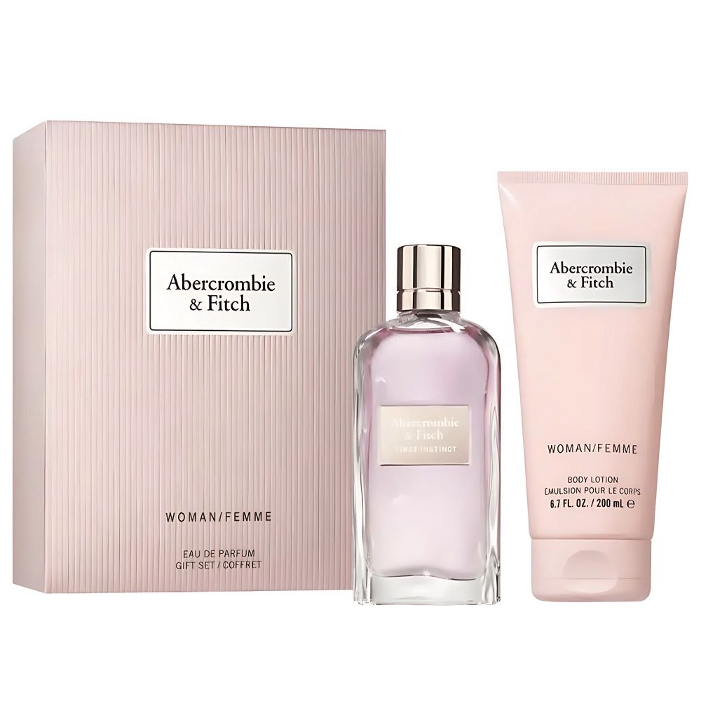 SET ABERCROMBIE&FITCH First Instinct Woman EDP spray 100ml + BODY LOTION 200ml