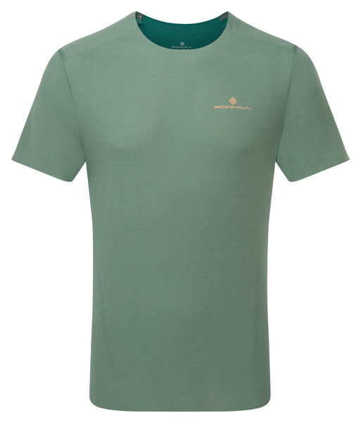 RONHILL Koszulka biegowa męska TECH RACE S/S dark sage/deep teal