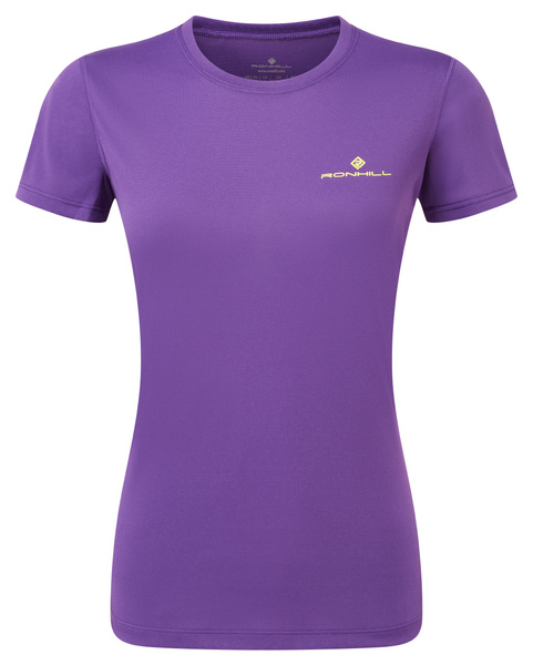 RONHILL Koszulka biegowa damska CORE S/S TEE regal purple/acid