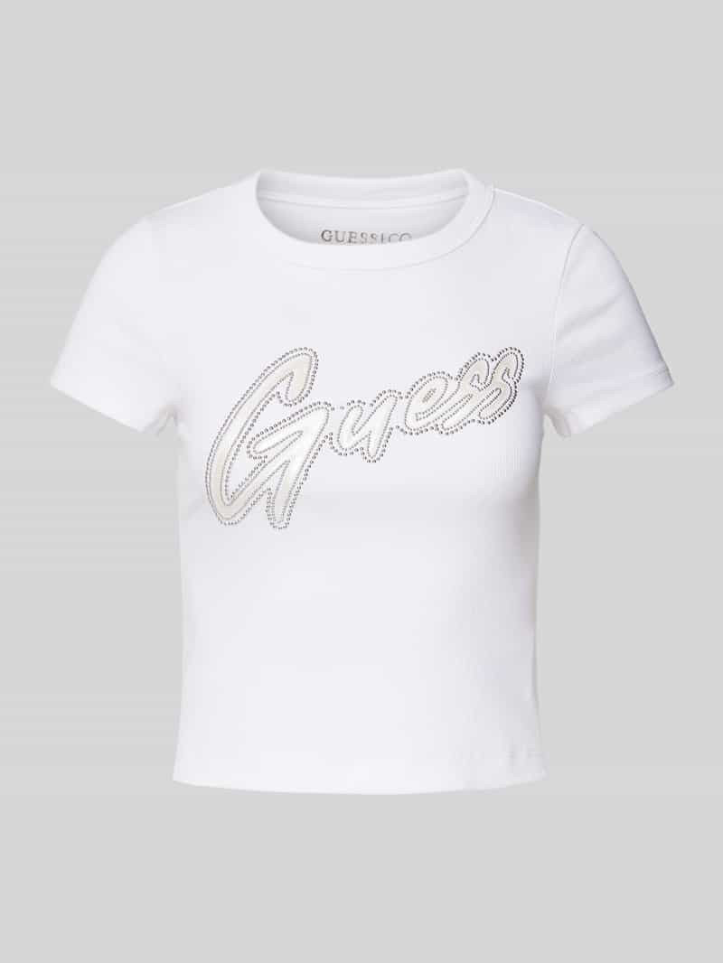 T-shirt z nadrukiem z logo