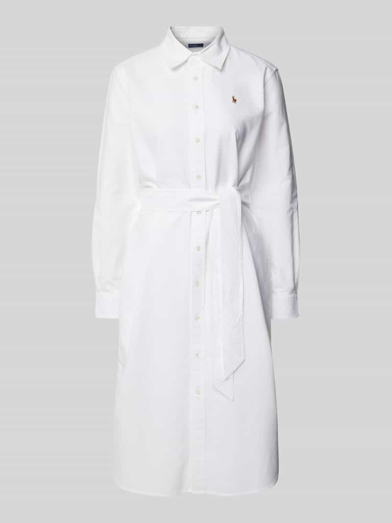 Sukienka koszulowa z wyhaftowanym logo model ‘CORY’