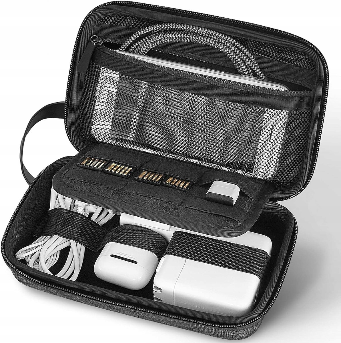 ORGANIZER ETUI NA AKCESORIA PODRÓŻNE APPLE MACBOOK IPHONE TORBA ZASILACZ