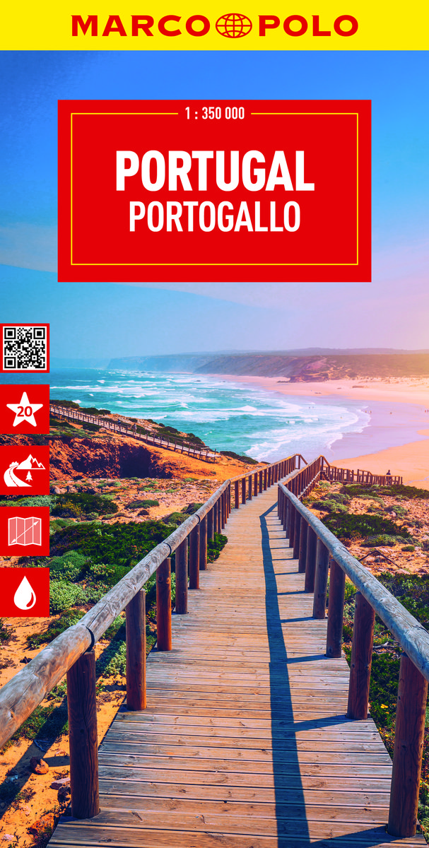 Portugalia. Mapa drogowa. 1:350 000
