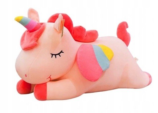 Jednorożec Różowy Unicorn Maskotka Pluszak Dla Dzieci Prezent 30cm
