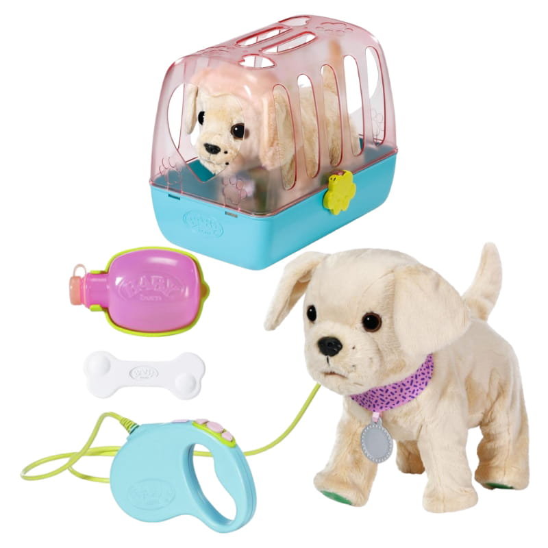 Baby Born My Dog Lucky Piesek Z Transporterem 3+