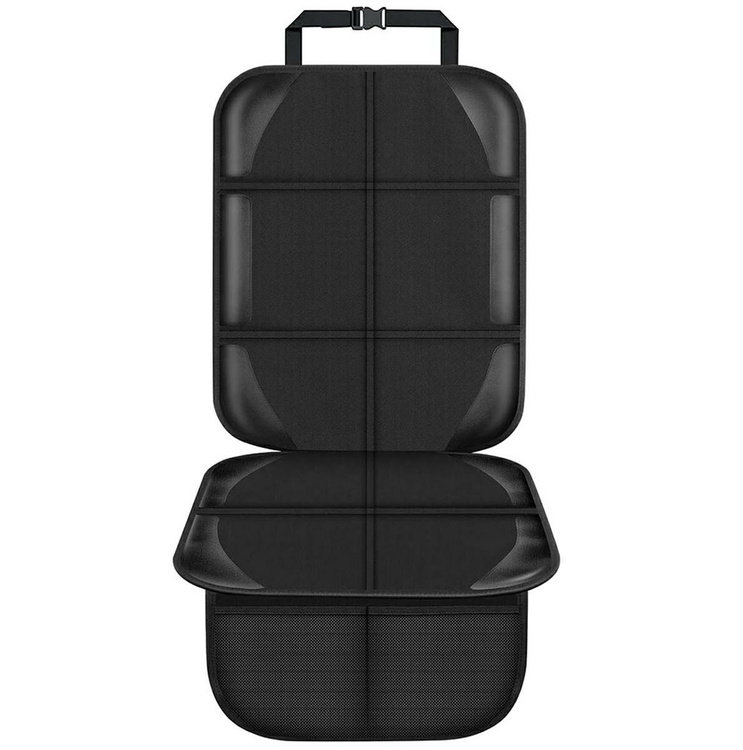 Ochronny pokrowiec pod fotelik dziecięcy samochodowy 119x47cm czarny DA275