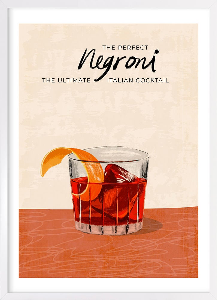 Obraz W Ramie 149-W1 Negroni Cocktail 50X70