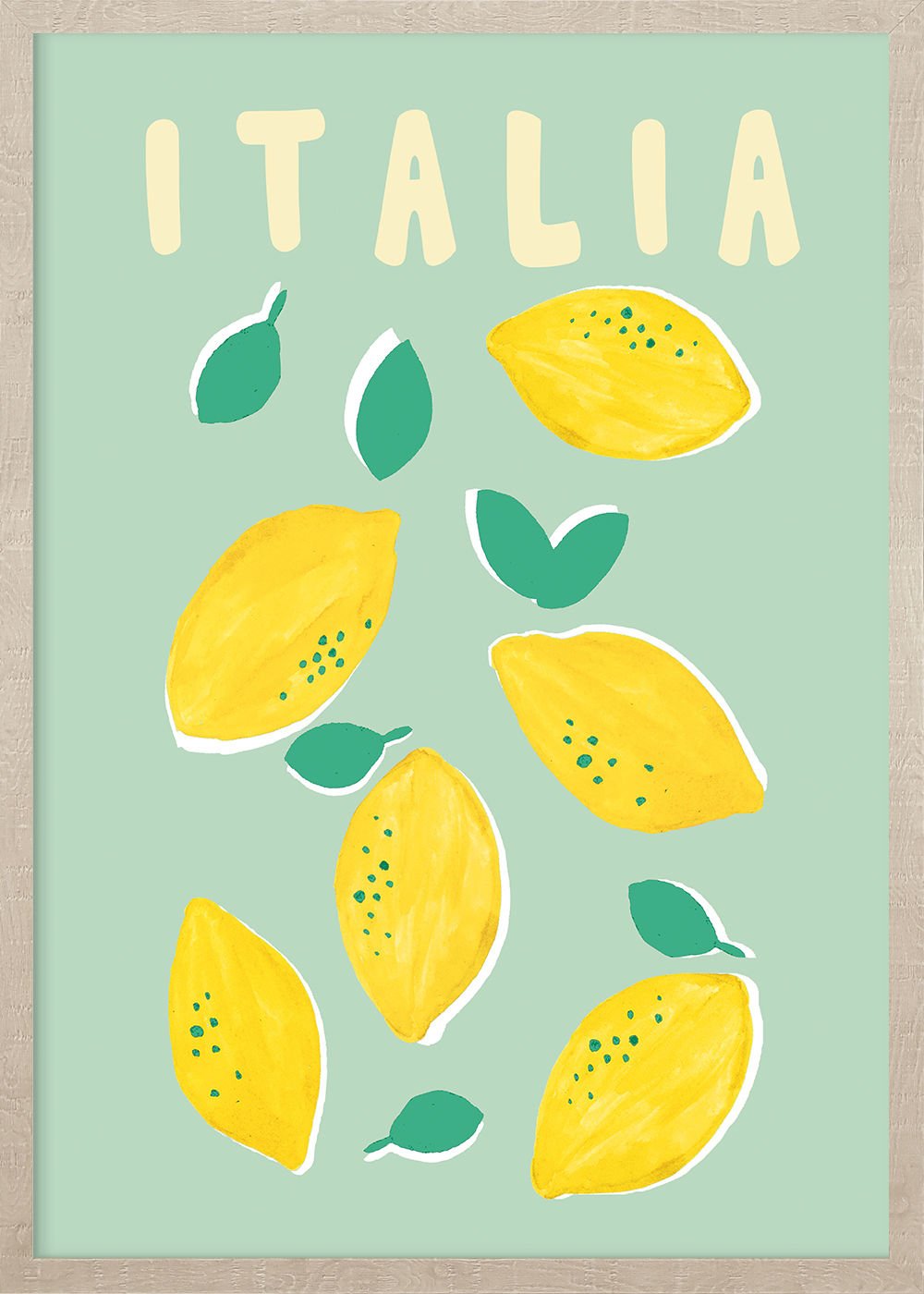 Obraz W Ramie 149-585 Italian Lemons 50X70