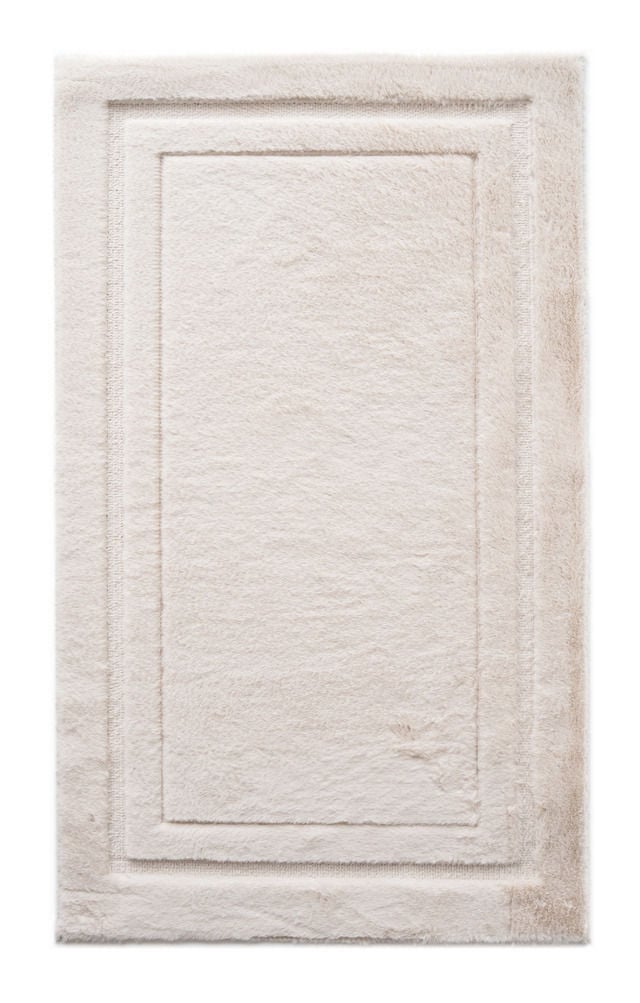 Dywanik łazienkowy Moyo Border 60x100 cm kremowy