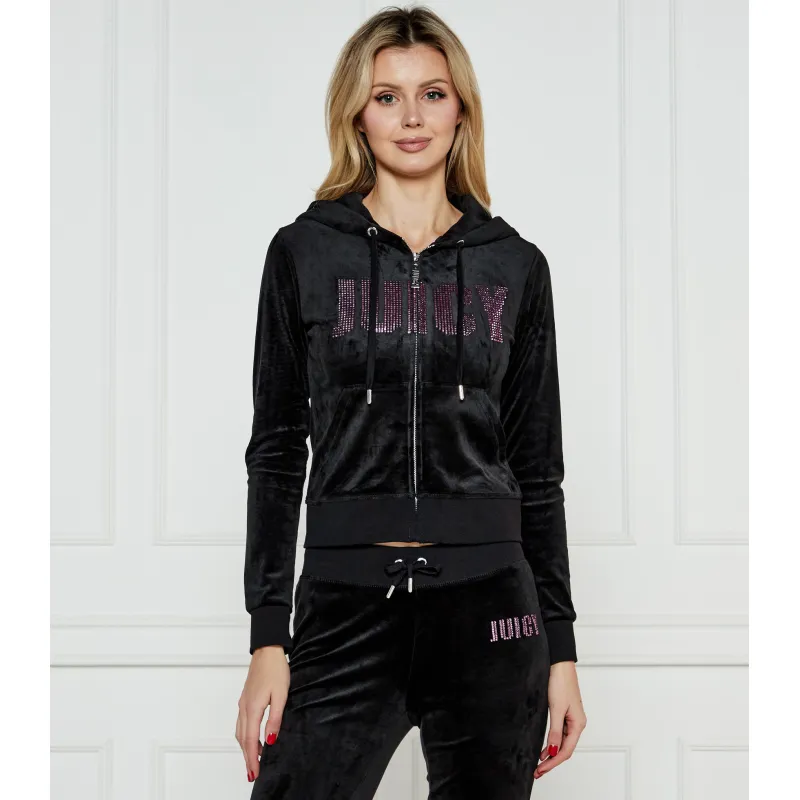 Juicy Couture Bluza Black Diamante Impact Slim Fit