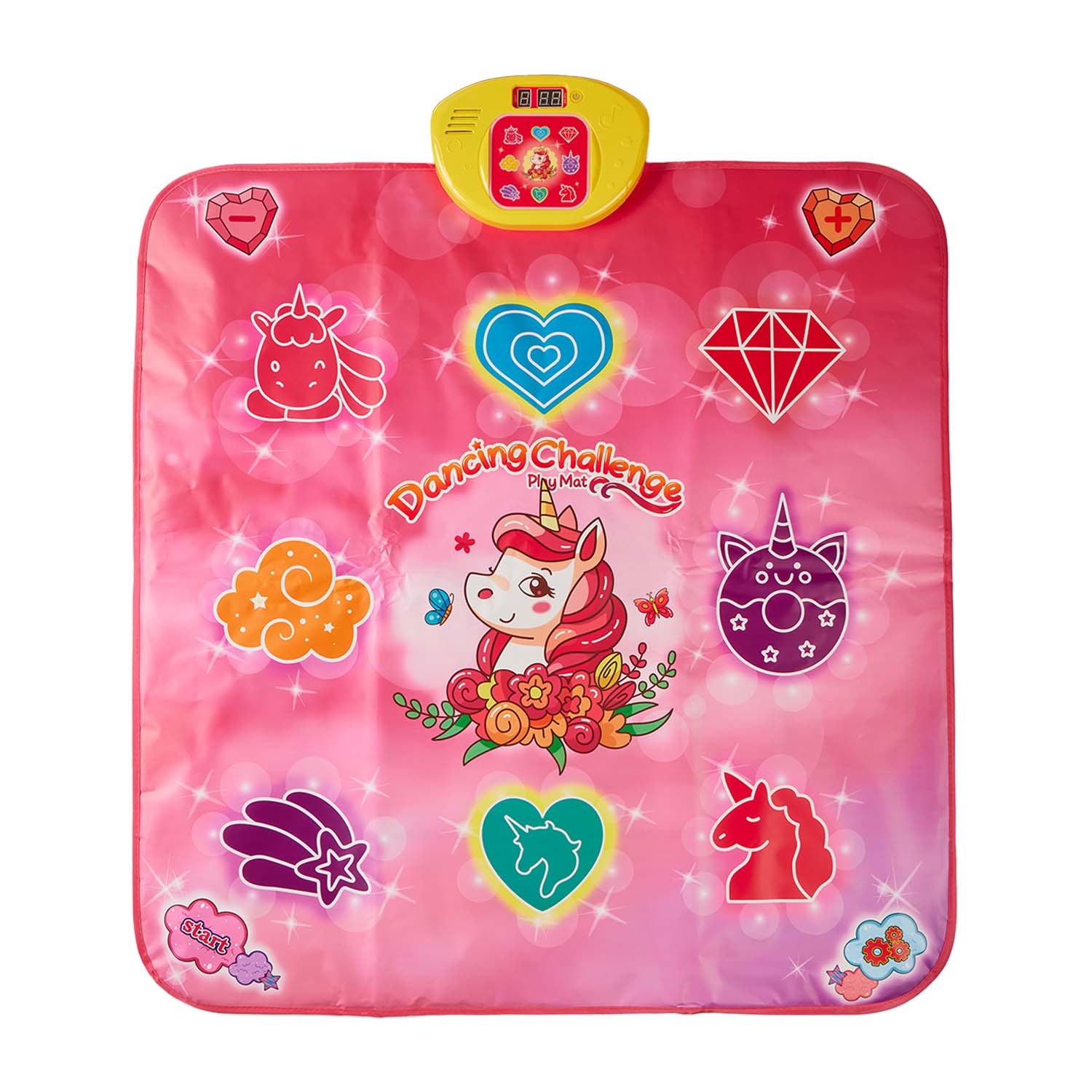 Interaktywna mata muzyczna Elefun Let's Dance, 2 tryby gry, jednorożec