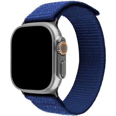 Fixed Nylonowy pasek Nylon Sporty Strap do Apple Watch Ultra 2/1 49 mm, granatowy