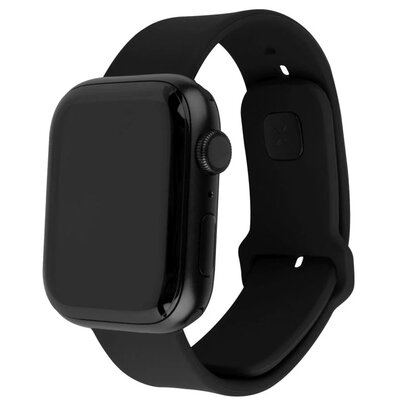 Fixed Silikonowy pasek Silicone Strap do Apple Watch 2/1 49 mm, czarny