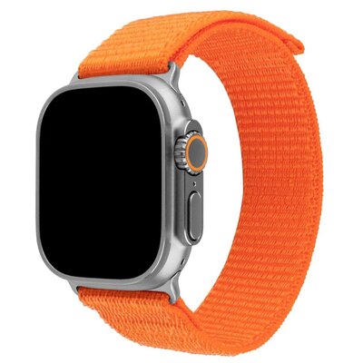 Fixed Nylonowy pasek Nylon Sporty Strap do Apple Watch Ultra 2/1 49 mm, pomarańczowy