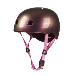 Kask Micro na hulajnogę i rower w niezwykłym kolorze neochrome różowy - rozmiar S