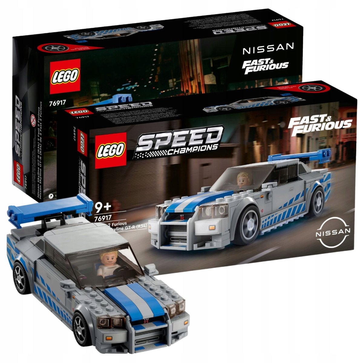 LEGO ZESTAW SPEED CHAMPIONS SAMOCHÓD AUTO NISSAN SKYLINE GT-R