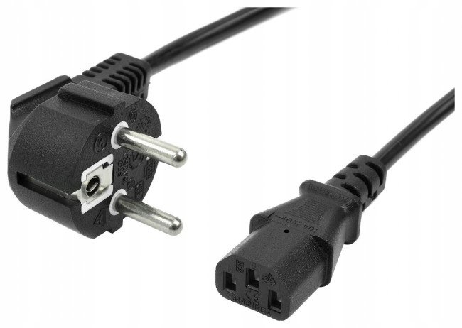 Accura zasilający Schuko - C13 1,8m VDE ACC2222