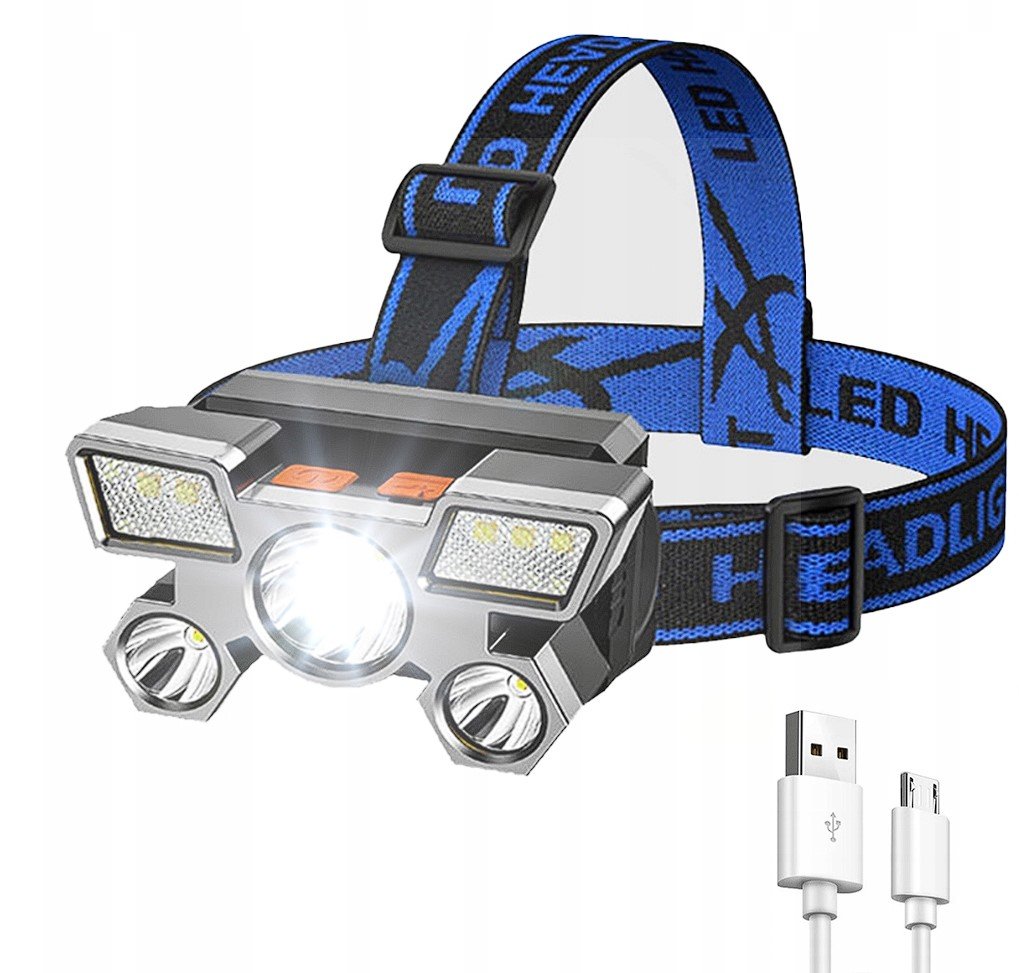 LATARKA CZOLOWA 5 LED USB -240-/-120-