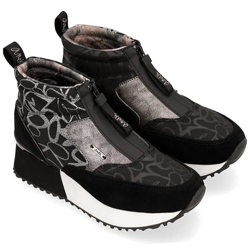 Sneakersy damskie Anekke 39372-863 szaro-czarne 38