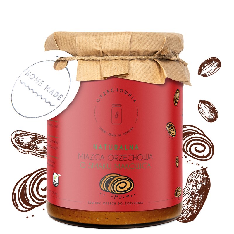 Przechownia, miazga o smaku makowca, 500g