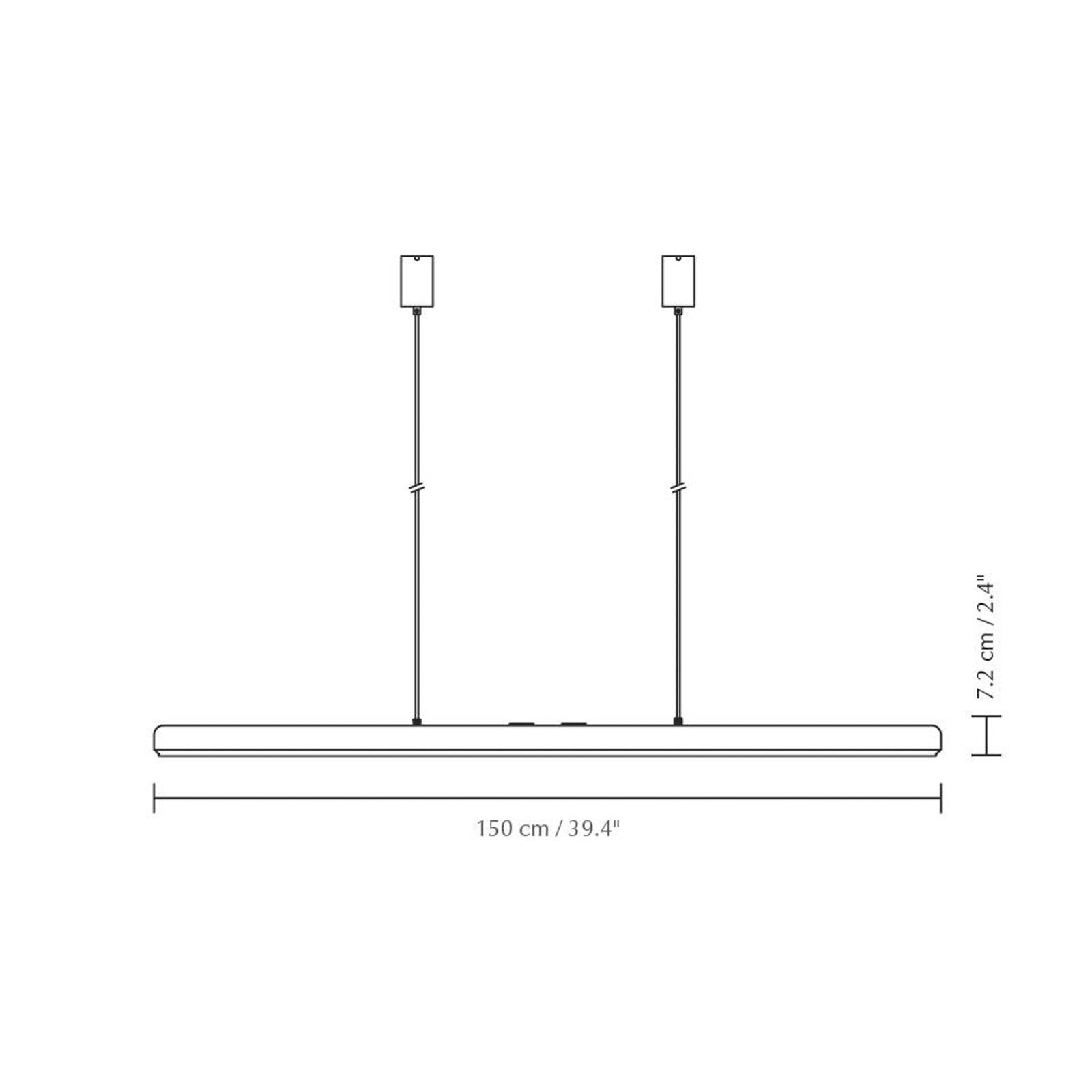 UMAGE Lampa wisząca LED Hazel Branch, czarny/stalowy, 150 cm