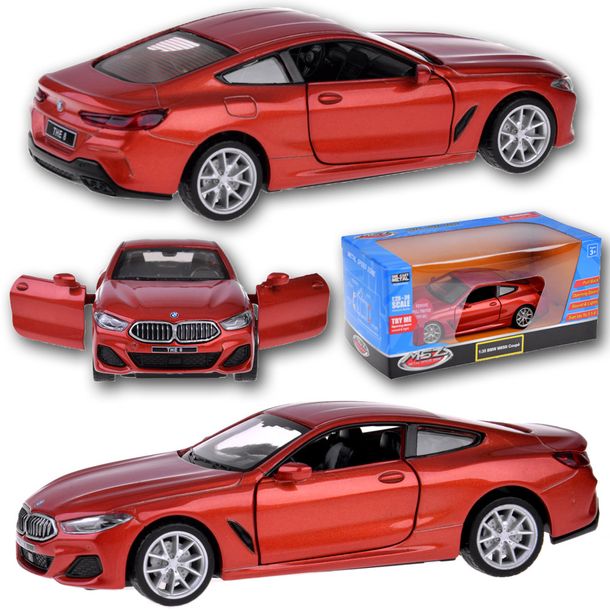 Autko Sportowe Samochód Bmw M850i Coupe Światło Dźwięk Metalowe Model 1:35