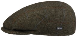 Kaszkiet z Wzorem w Kratkę by Lipodo, oliwkowy, 62 cm