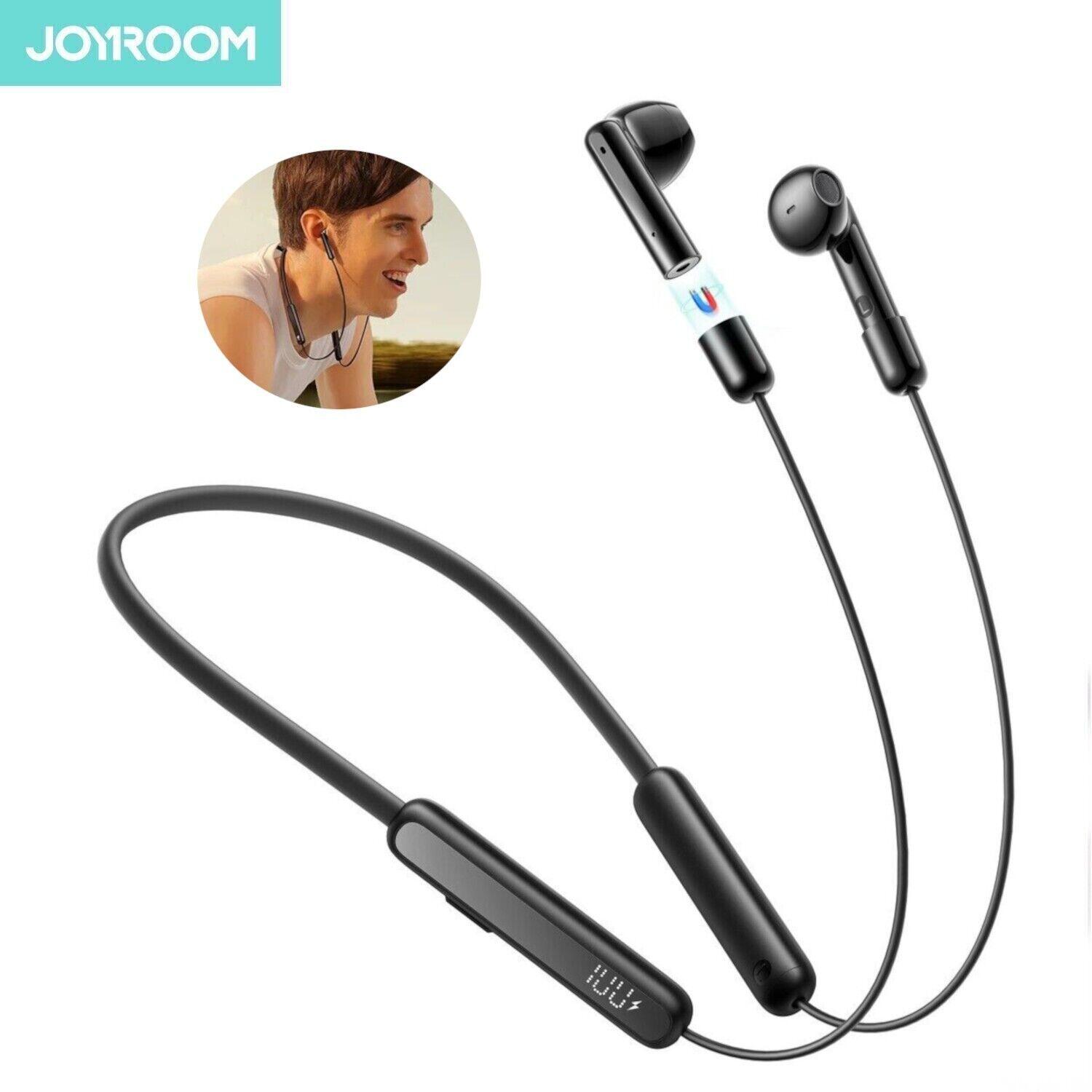 Sportowe bezprzewodowe słuchawki typu neckband Joyroom DS1 - czarne