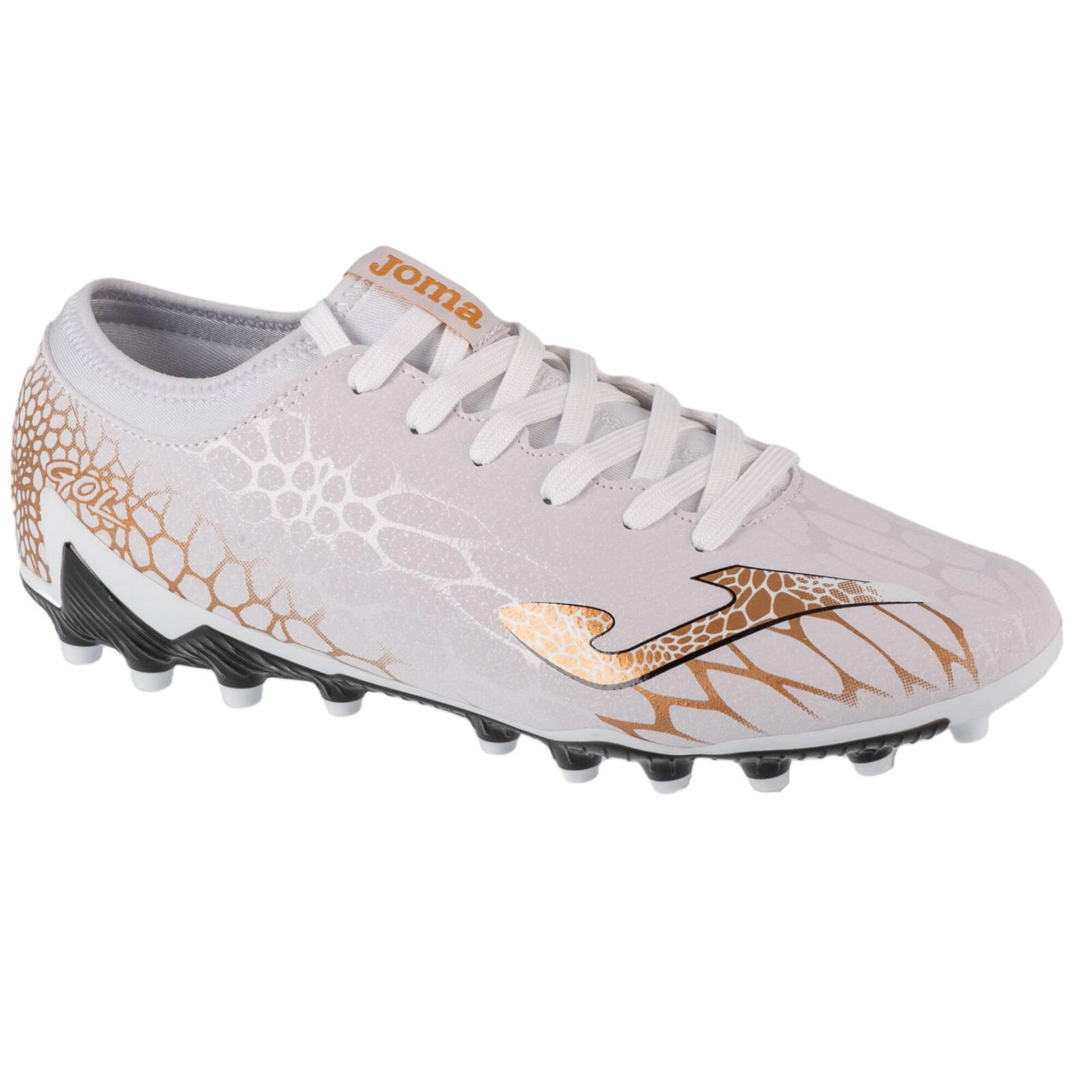 Joma Gol 2402 AG GOLS2402AG, Męskie, buty piłkarskie - korki, Biały