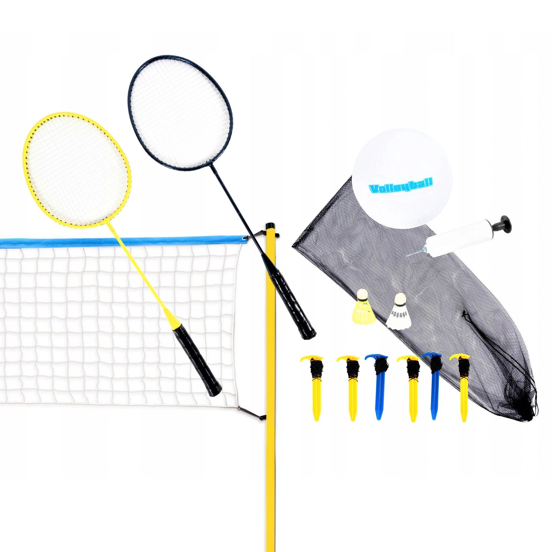 ZESTAW DO SIATKÓWKI I BADMINTON 2w1 SCATCH 310x168cm scatch