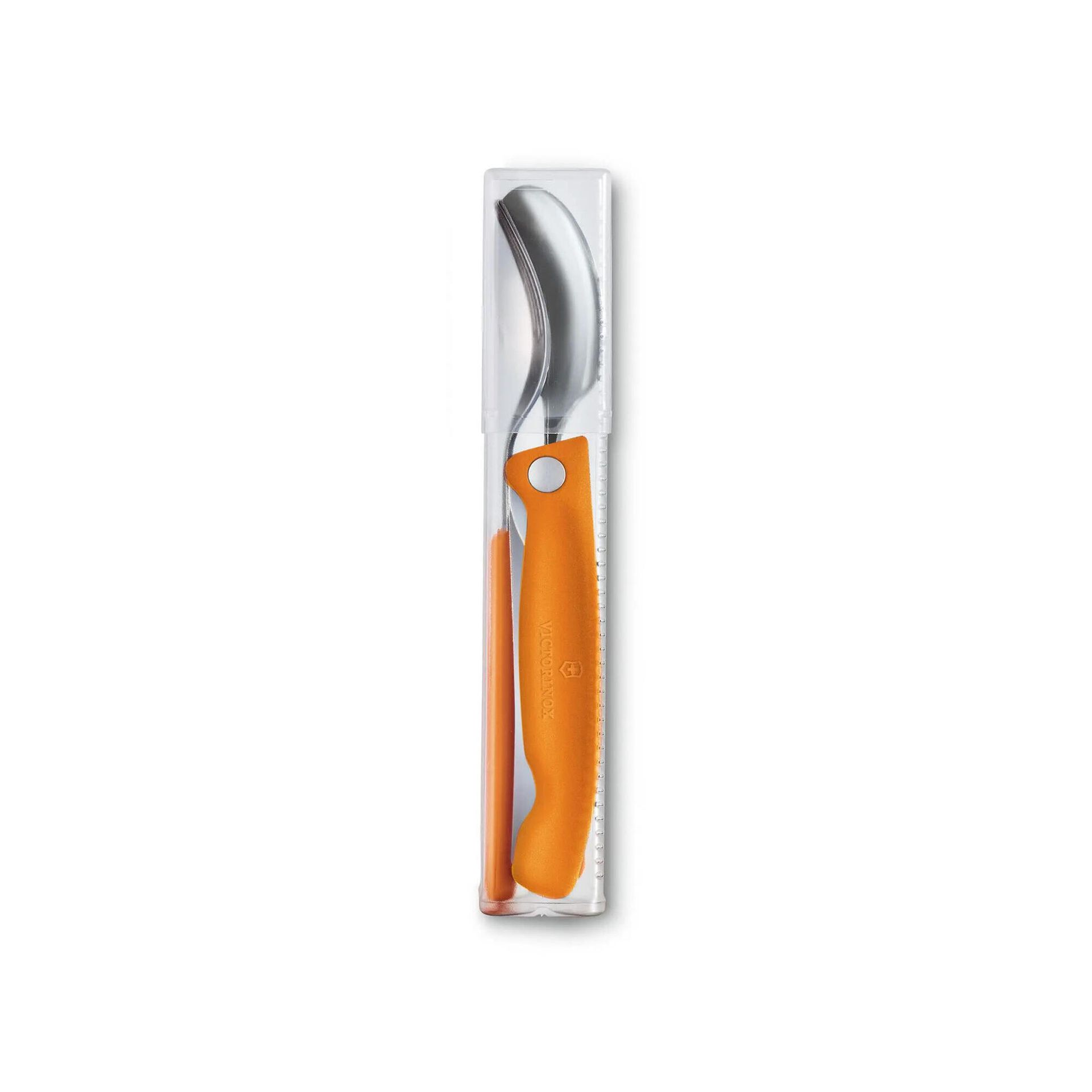 Victorinox Zestaw nóż składany, widelec, łyżka - Orange (6.7192.F9) 6.7192.F9
