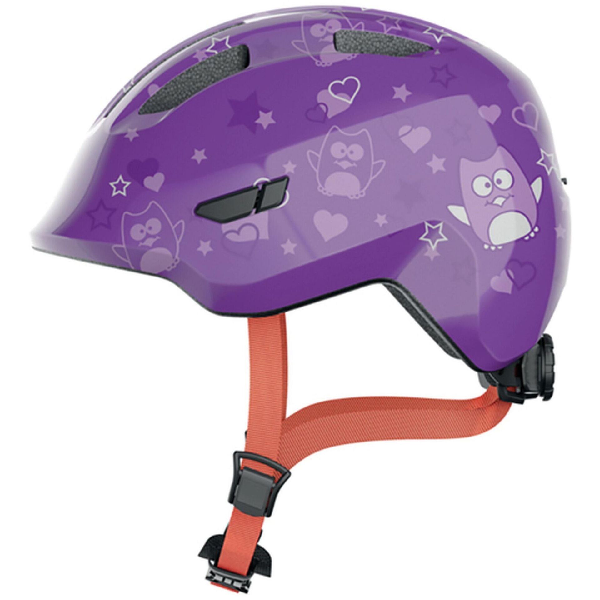 Abus Smiley 3.0 Helmet Kids, fioletowy M | 50-55cm 2022 Kaski rowerowe 67260