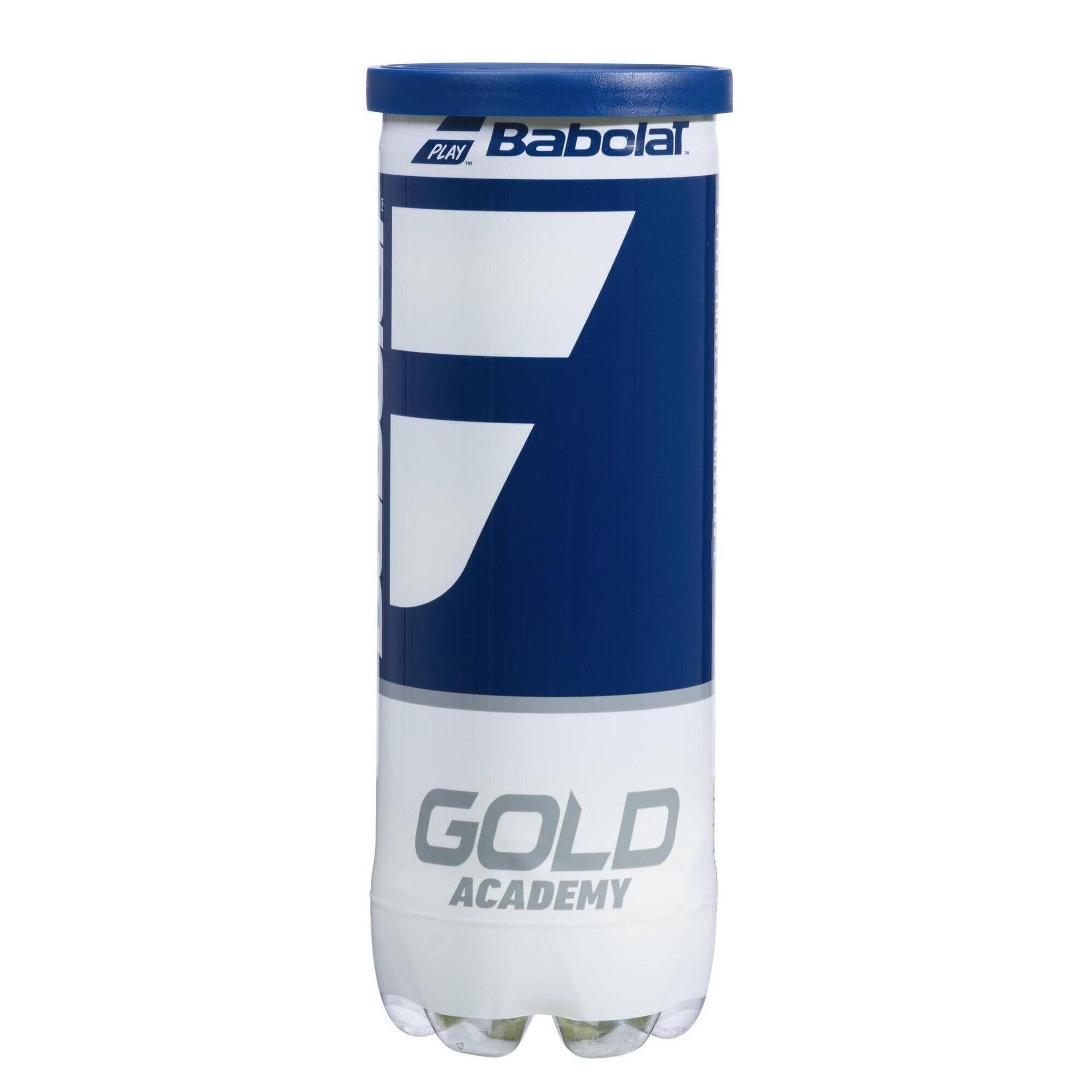 Babolat, Piłki do tenisa ziemnego, Gold Academy, żółty, 3szt.